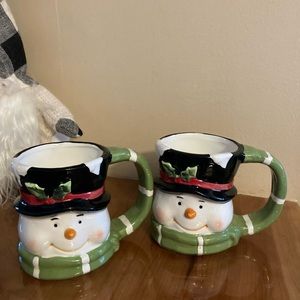 Snowman Christmas Mugs